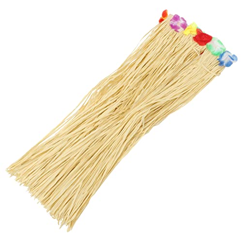 WOFASHPURET Hawaii Party Rock Aus Raffia Für Damen Perfektes Kostüm Für Sommerfest Luau Bühnenaufführungen Und Verkleidungspartys Lang Hautfreundliches Material Dekorativ Und Langlebig von WOFASHPURET