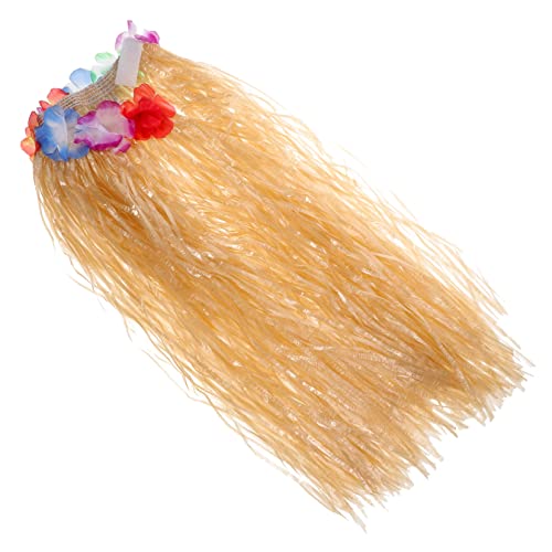WOFASHPURET Hawaiianische Tanzkleidung Sommer Hula Rock Für Partys Festivals Luau Dekoration Strohfärbung Für Tropische Veranstaltungen von WOFASHPURET