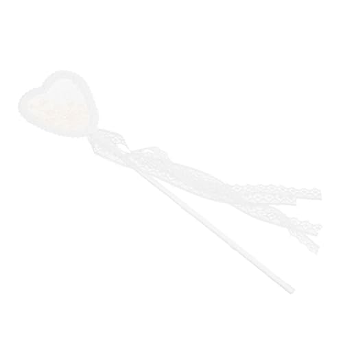 WOFASHPURET Herzförmiger Zauberstab Spitze Dekorativer Fairy Stick für Kostümpartys Bühnenaufführungen und Fotografie für Geburtstagsfeiern und Cosplay WOFASHPURET Herzförmiger Zauberstab Spitze Dekorativer Fairy Stick für Kostümpartys Bühnenaufführungen und Fotografie für Geburtstagsfeiern und Cosplay von WOFASHPURET