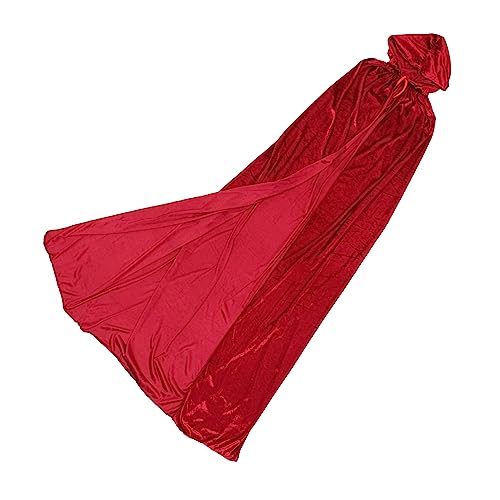 WOFASHPURET Halloween Hexenumhang 1 7 M Unisex Hexenhut Bühnenauftritt Umhang von WOFASHPURET