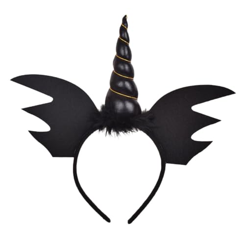 WOFASHPURET Horn Haarband für Halloween Partykopfschmuck für Deko Stirnband für Feiern Fotografie und Langlebiges Komfortables Design von WOFASHPURET