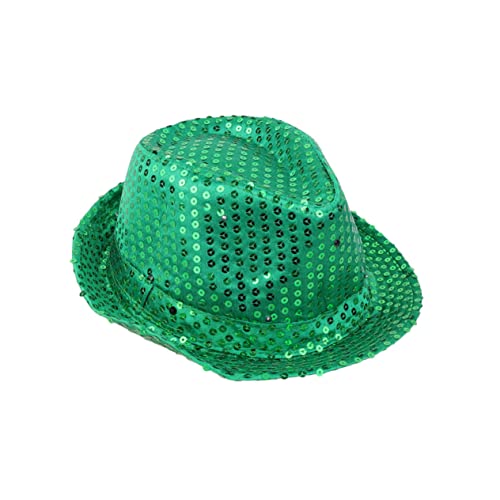 WOFASHPURET Jazz Shining Hut mit Farbwechselndem Lampenlicht Lustiger Glitzerhut für Partys Veranstaltungen Leichtes Material für Bühnenauftritte Unvergessliche Fotomomente von WOFASHPURET