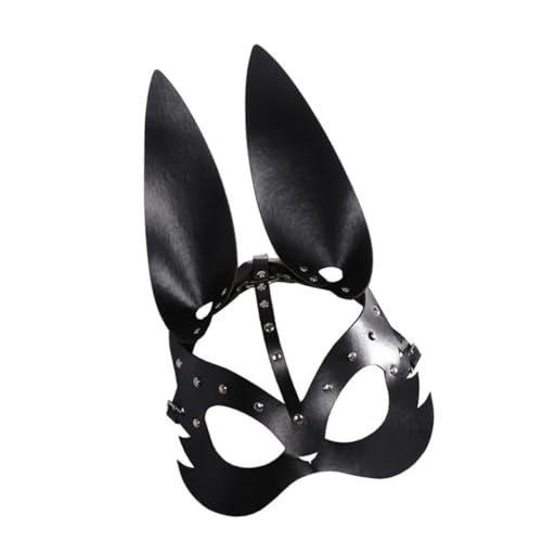 WOFASHPURET Kaninchenmaske für Cosplay Karneval Leichte Hautfreundliche Tiermaske Kreative Halbtagsgesichtsmaske für Halloween Fasching Kostümpartys Einzigartiges Design WOFASHPURET Kaninchenmaske für Cosplay Karneval Leichte Hautfreundliche Tiermaske Kreative Halbtagsgesichtsmaske für Halloween Fasching Kostümpartys Einzigartiges Design von WOFASHPURET