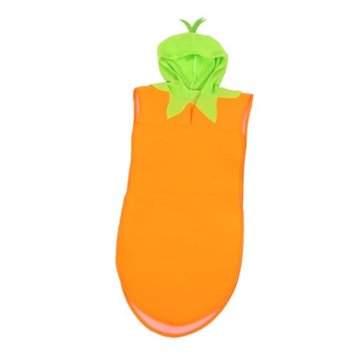 WOFASHPURET Karottenkostüm Kostüm für Kinder halloween kostüm Karottenkleidung Osterkarotte-Kostüm Outfit Gemüsekostüm Gastgeschenke Abschlussball Requisiten Tanzkostüm Performance-Kleidung von WOFASHPURET