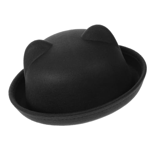 WOFASHPURET Katzenohrhut lustige Hüte Pelzhut Kindermütze fühlte sich breit Zylinder Steampunk-Hut Halloween-Zylinder schwarzer Trachtenhut Kostümhut Polyester Black WOFASHPURET Katzenohrhut lustige Hüte Pelzhut Kindermütze fühlte sich breit Zylinder Steampunk-Hut Halloween-Zylinder schwarzer Trachtenhut Kostümhut Polyester Black von WOFASHPURET