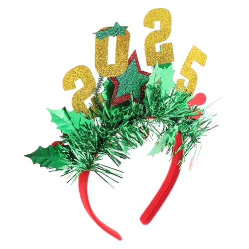 WOFASHPURET Kopfschmuck Neujahr Glitzer Haarreif mit Weihnachtsbaum Design Leicht und Bequem für Feste für Weihnachtsfeiern und Silvester Events Einzigartiges WOFASHPURET Kopfschmuck Neujahr Glitzer Haarreif mit Weihnachtsbaum Design Leicht und Bequem für Feste für Weihnachtsfeiern und Silvester Events Einzigartiges von WOFASHPURET