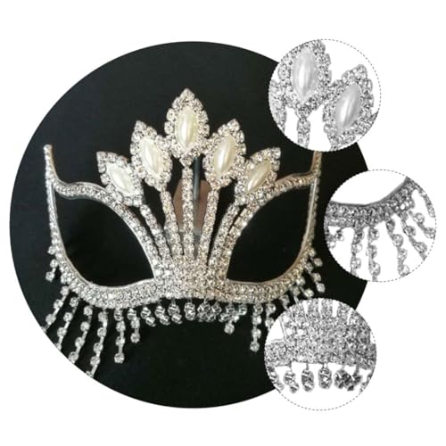 WOFASHPURET Unvergessliche Party-maske mit Strasssteinen Krone für Damen Halloween Geburtstag Weihnachten WOFASHPURET Unvergessliche Party-maske mit Strasssteinen Krone für Damen Halloween Geburtstag Weihnachten von WOFASHPURET