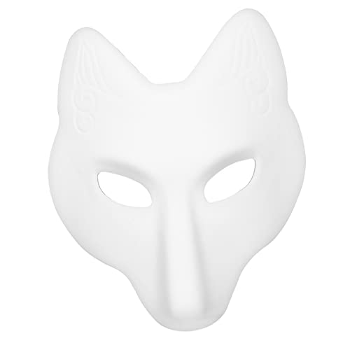 WOFASHPURET Leere Fox Aus Handbemalt DIY Bastelmaske Für Halloween Maskerade Und Cosplay Perfekte Party Für Kreative Kostüme WOFASHPURET Leere Fox Aus Handbemalt DIY Bastelmaske Für Halloween Maskerade Und Cosplay Perfekte Party Für Kreative Kostüme von WOFASHPURET