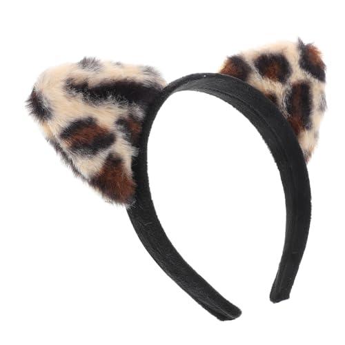 WOFASHPURET Leoparden Katzenohren Haarband für Weiches und Bequemes Stirnband für Cosplay Partys und Stylisches Accessoire für Einen Einzigartigen Look WOFASHPURET Leoparden Katzenohren Haarband für Weiches und Bequemes Stirnband für Cosplay Partys und Stylisches Accessoire für Einen Einzigartigen Look von WOFASHPURET