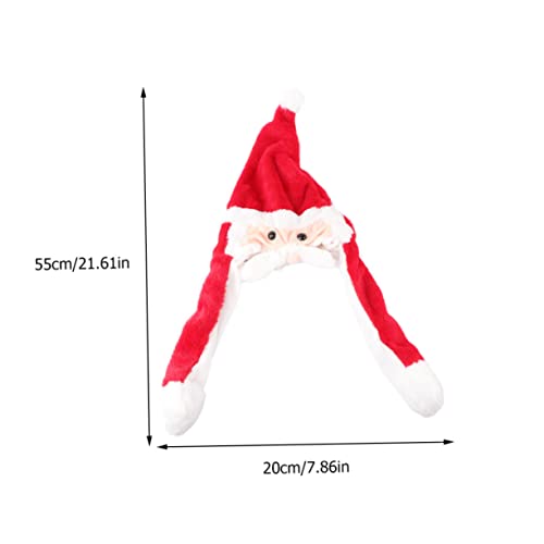 WOFASHPURET Leuchtende Weihnachtsmütze mit Beweglichen Ohren Lustige Nikolausmütze aus Langlebigem Material Festliche Kopfbedeckung für Familienfeiern und Weihnachtskostüme WOFASHPURET Leuchtende Weihnachtsmütze mit Beweglichen Ohren Lustige Nikolausmütze aus Langlebigem Material Festliche Kopfbedeckung für Familienfeiern und Weihnachtskostüme von WOFASHPURET
