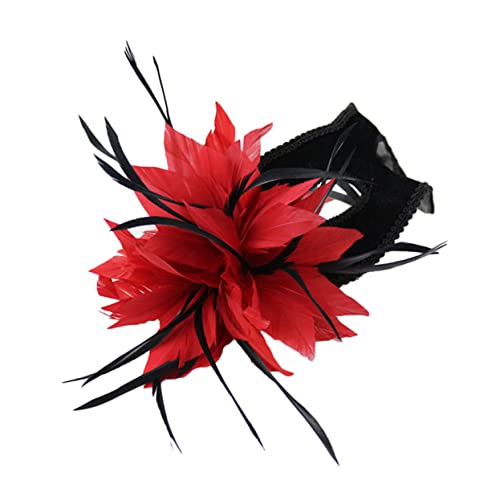 WOFASHPURET Maskerade Maske Rosenblumen-maskerademasken Abschlussballmaske, Maskeradeballmaske Parade-maske Burleske Partymaske Partydekorationen Masken Für Maskerade Zubehör Kostüm Rot Spitze WOFASHPURET Maskerade Maske Rosenblumen-maskerademasken Abschlussballmaske, Maskeradeballmaske Parade-maske Burleske Partymaske Partydekorationen Masken Für Maskerade Zubehör Kostüm Rot Spitze von WOFASHPURET