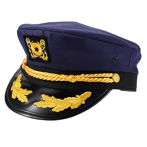 WOFASHPURET Matrosenmütze -matrosen-kostüm Jack Erwachsene Hüte Für Cosplay Captain Hut Lustig Segelhüte Kapitänsmütze Für Herren Yachthut Piratenhut Party Polyester WOFASHPURET Matrosenmütze -matrosen-kostüm Jack Erwachsene Hüte Für Cosplay Captain Hut Lustig Segelhüte Kapitänsmütze Für Herren Yachthut Piratenhut Party Polyester von WOFASHPURET