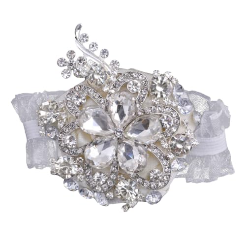 WOFASHPURET Perlen Wrist Corsage mit Funkelnden Kristallakzenten Elastisches Armband für Brautjungfern Hochzeiten Brautduschen Cocktailpartys und Abschlussball Stilvolles Party Accessoire WOFASHPURET Perlen Wrist Corsage mit Funkelnden Kristallakzenten Elastisches Armband für Brautjungfern Hochzeiten Brautduschen Cocktailpartys und Abschlussball Stilvolles Party Accessoire von WOFASHPURET
