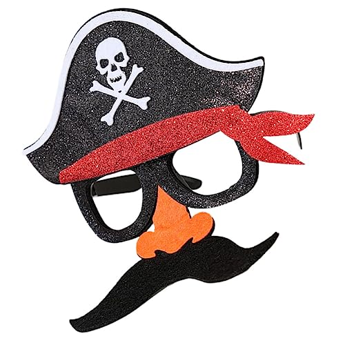 WOFASHPURET Lustige Kopfbedeckung Party Piraten Sonnenbrillen Maske Mit Schnurrbart Cosplay Maske Für Halloween Karneval Und Kostümpartys Lustige Kopfbedeckung Und Requisiten Für WOFASHPURET Lustige Kopfbedeckung Party Piraten Sonnenbrillen Maske Mit Schnurrbart Cosplay Maske Für Halloween Karneval Und Kostümpartys Lustige Kopfbedeckung Und Requisiten Für von WOFASHPURET
