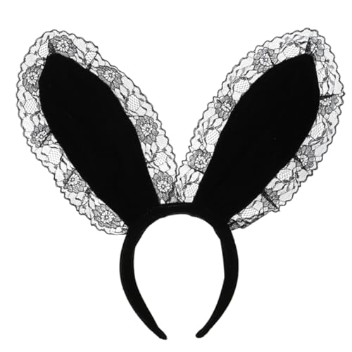 WOFASHPURET Plüsch Haarreif Mit Hasenohren Aus Spitze Rutschfeste Kopfbedeckung Für Cosplay Partys Und Feiertage Für Geburtstagsfeiern Halloween Und WOFASHPURET Plüsch Haarreif Mit Hasenohren Aus Spitze Rutschfeste Kopfbedeckung Für Cosplay Partys Und Feiertage Für Geburtstagsfeiern Halloween Und von WOFASHPURET