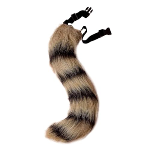 WOFASHPURET Realistischer Flauschiger Kunstpelz Mit Verstellbarem Riemen Halloween Party Cosplay Kostü Zubehör Und Für Kostüme Und Verkleidungen WOFASHPURET Realistischer Flauschiger Kunstpelz Mit Verstellbarem Riemen Halloween Party Cosplay Kostü Zubehör Und Für Kostüme Und Verkleidungen von WOFASHPURET