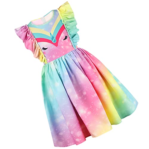 WOFASHPURET Regenbogenkleid kleidung Mädchen Einteiler Kostümkleid für Mädchen Mädchenkleid Polyester WOFASHPURET Regenbogenkleid kleidung Mädchen Einteiler Kostümkleid für Mädchen Mädchenkleid Polyester von WOFASHPURET
