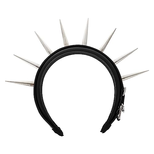 WOFASHPURET Rivet Stirnband aus Metall mit Nieten Design Leicht und Bequem für Partys und Musikfestivals Langlebig und Auffällig Bringt Spaß WOFASHPURET Rivet Stirnband aus Metall mit Nieten Design Leicht und Bequem für Partys und Musikfestivals Langlebig und Auffällig Bringt Spaß von WOFASHPURET