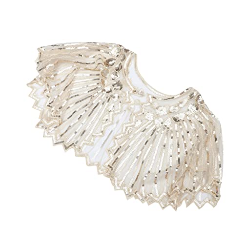 WOFASHPURET Schal für Kap Mantel Masquerade Kostüm Umhang Cosplay-Umhang Pailletten umhang Frau Umhang Vintage-Umhang Spandex von WOFASHPURET