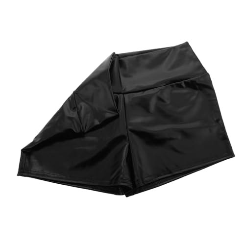 WOFASHPURET Schwarze Pu Micro Shorts Glitzernde Metallic Shorts Mini Shorts Für Frauen Festival Outfits Halloween Kostüm Silvester Partyzubehör WOFASHPURET Schwarze Pu Micro Shorts Glitzernde Metallic Shorts Mini Shorts Für Frauen Festival Outfits Halloween Kostüm Silvester Partyzubehör von WOFASHPURET