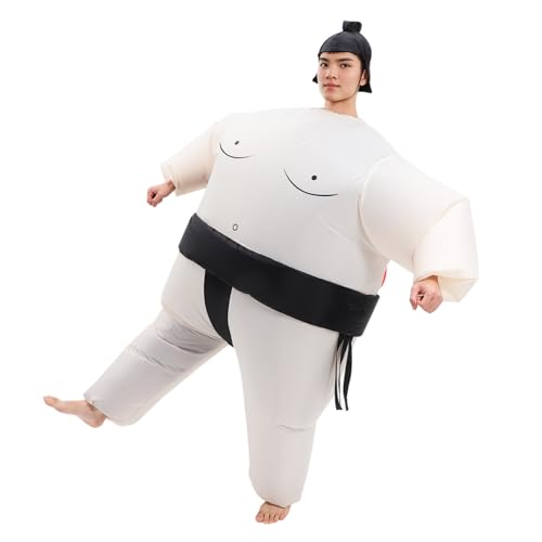 WOFASHPURET Schwarze Wrestling Requisiten Aufblasbare Kostüme Aufblasbare Anzüge Aufblasbares Kostüm Erwachsene Lustiges Aufblasbares Halloween Kostüm Aufblasbares Kostüm Aufblasbare Kostüme von WOFASHPURET