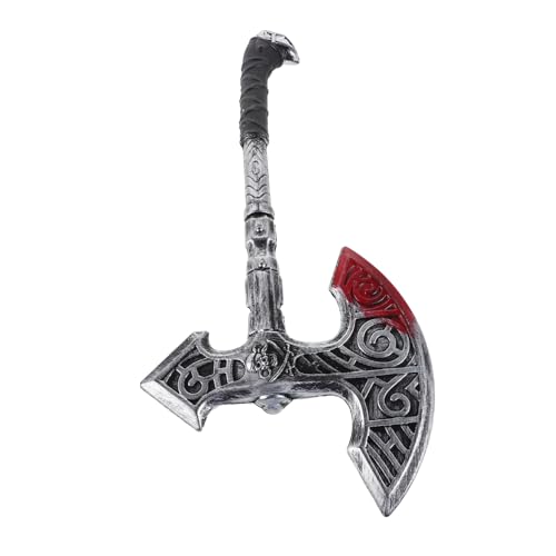 WOFASHPURET Simulierte Waffenprops Gefälschte Axe -Requisite Simulierte Halloween-Cosplay-Requisiten Gefälschte Halloween- Party Performance Prop Silver Plastik WOFASHPURET Simulierte Waffenprops Gefälschte Axe -Requisite Simulierte Halloween-Cosplay-Requisiten Gefälschte Halloween- Party Performance Prop Silver Plastik von WOFASHPURET
