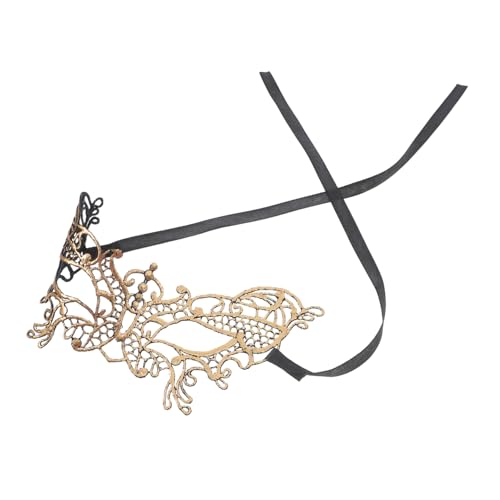 WOFASHPURET Spitze Butterfly Halbgesichtsmaske Damen Venezianische Maske aus Spitze Komfortabel Sanft Party Augenmaske für Maskenball Fasching Halloween Kostüm Cosplay von WOFASHPURET