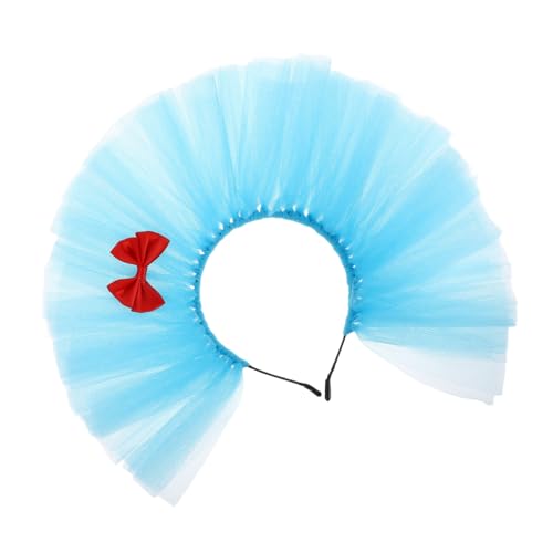 WOFASHPURET Stirnband Party Head Bopper Halloween-Cosplay-Zubehör stirnbänder Halloween-Kopfschmuck lustige Haarzubehör Prinzessin Haarbänder Mädchenhaarband süßes Haarband Stoff Blau von WOFASHPURET