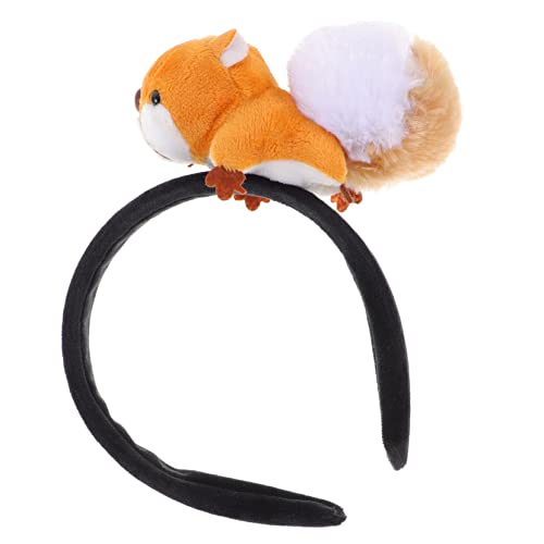 WOFASHPURET Süßes Eichhörnchen Haarband für Lustiges Tier Stirnband aus Hochwertigem Material für Partys Kostüme und Kreative Anlässe WOFASHPURET Süßes Eichhörnchen Haarband für Lustiges Tier Stirnband aus Hochwertigem Material für Partys Kostüme und Kreative Anlässe von WOFASHPURET