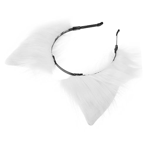 WOFASHPURET Tierohren Stirnband für Flauschiges Katzenohr Haaraccessoire für Cosplay Halloween und Kostümpartys Bequem und Stylisch aus Hochwertigem Gefertigt von WOFASHPURET