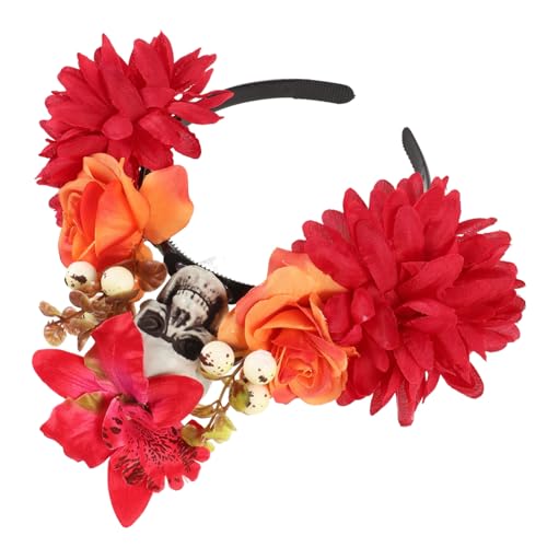 WOFASHPURET Unique Halloween Skull Headband mit Stylisches Kostüm Accessoire für Gruselige Dekoration für Halloween und Tag Toten Leicht und Komfortabel WOFASHPURET Unique Halloween Skull Headband mit Stylisches Kostüm Accessoire für Gruselige Dekoration für Halloween und Tag Toten Leicht und Komfortabel von WOFASHPURET