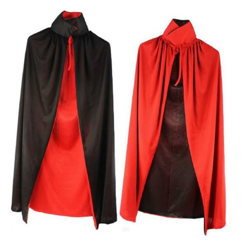 WOFASHPURET Vampir-Umhang Mantel Rot Kostüme für Halloween Kap Umhang mit Stehkragen Cosplay-Umhang-Stütze Stoffumhang WOFASHPURET Vampir-Umhang Mantel Rot Kostüme für Halloween Kap Umhang mit Stehkragen Cosplay-Umhang-Stütze Stoffumhang von WOFASHPURET