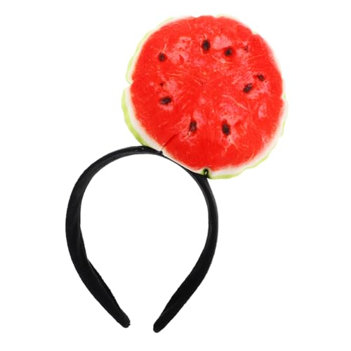 WOFASHPURET Wassermelonen Haarreif für Süßes Plüschiges Stirnband mit Wassermelonen Design Perfektes Accessoire für Sommerpartys Gesichtspflege und Kreative Anlässe WOFASHPURET Wassermelonen Haarreif für Süßes Plüschiges Stirnband mit Wassermelonen Design Perfektes Accessoire für Sommerpartys Gesichtspflege und Kreative Anlässe von WOFASHPURET