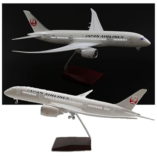 WOGYOZKA 1:130 All Nippon Airways Boeing B787 Flugzeugmodell Zivilluftfahrt Simulation Harz Flugzeugmodell Japan Airlines zusammengebautes Flug-Luft- und Raumfahrtmodell Geschenkdekoration(Light) von WOGYOZKA