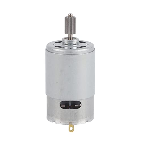 12 V RS550 Hochgeschwindigkeits -Mikromotor mit Zahnrädern, DIY Toy -Upgrade -Zahnradmotor 35W - 55W DC High Drehmoment Motor für Mini -Fahrräder, Metallgehäusemotor mit Dual (12v550-30000 U / min) von WOHPNLE