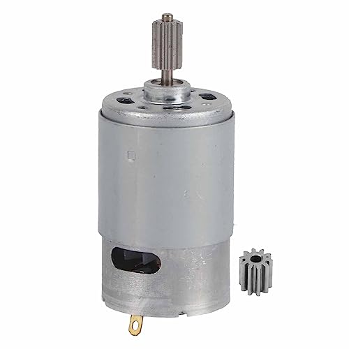 12 V RS550 Hochgeschwindigkeits -Mikromotor mit Zahnrädern, DIY Toy -Upgrade -Zahnradmotor 35W - 55W DC High Drehmoment Motor für Mini -Fahrräder, Metallgehäusemotor mit Dual (12v550-30000 U / min) von WOHPNLE