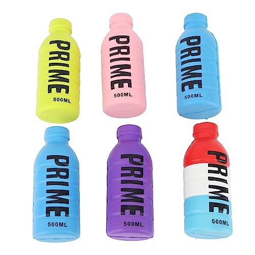 6PCS Water Bottle Squeezing Toy, PU Foam Stress Relief Beverage Bottle Toys Colorful Soft Resiliency Squeezing Fidget Toy for Stress Relief, Fun Desk Ornaments 6PCS Water Bottle Squeezing Toy, PU Foam Stress Relief Beverage Bottle Toys Colorful Soft Resiliency Squeezing Fidget Toy for Stress Relief, Fun Desk Ornaments von WOHPNLE