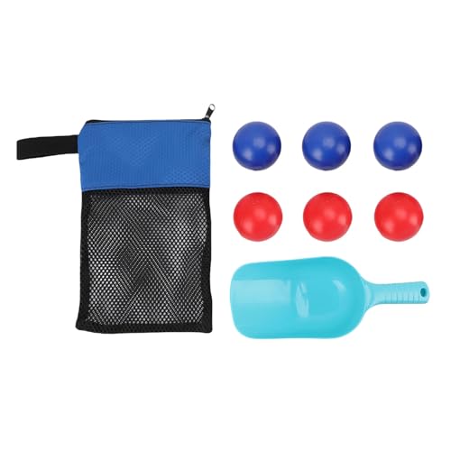 Beach Toss Game Set PVC Blue- und Red Bälle tragbare Outdoor -Wurf -Spiel -Strandzubehör mit Mesh Bag und Schaufel für Erwachsene Teenager Beach Toss Game Set PVC Blue- und Red Bälle tragbare Outdoor -Wurf -Spiel -Strandzubehör mit Mesh Bag und Schaufel für Erwachsene Teenager von WOHPNLE