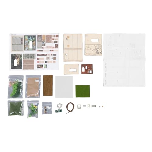 DIY House Kit, leicht zu montieren Hausgebäude -Kit mit LED -Licht und detaillierten Anweisungen Craft -Projekt für Kinder, Jugendliche oder Erwachsene DIY House Kit, leicht zu montieren Hausgebäude -Kit mit LED -Licht und detaillierten Anweisungen Craft -Projekt für Kinder, Jugendliche oder Erwachsene von WOHPNLE