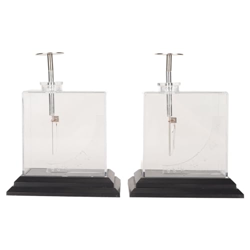 Foil Electroscope, Physics Electrometer with Protractor Scale Compact Electrostatic Experiment Demonstrator for Electrostatic Experiments, Classroom Demos & Learning von WOHPNLE