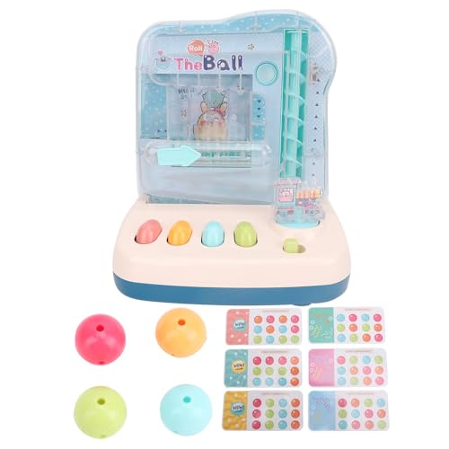 Lernpuzzle Rolling Ball Toy, Kinder Track Ball Game Machine Interaktive Verbesserung des logischen Denkens für Mädchen Kleinkindaktivitäten (Blue) von WOHPNLE