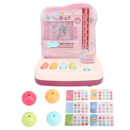 Lernpuzzle Rolling Ball Toy, Kinder Track Ball Game Machine Interaktive Verbesserung des logischen Denkens für Mädchen Kleinkindaktivitäten (pink) von WOHPNLE