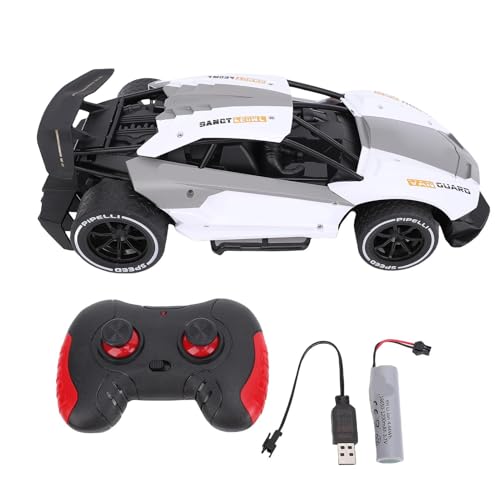RC -Auto mit hoher Geschwindigkeitsantrieb, optimiertes Körperdesign 1 12 Skala 2,4 GHz RC -Autospielzeug für Junge Rennfahrer (White) von WOHPNLE