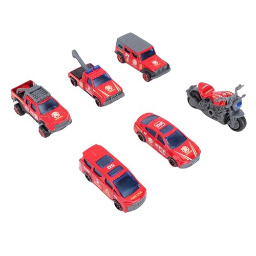 WOHPNLE 1:64 Skala Diecast Car Toy Set, 6 Metalllegierung Mini -Autos für Kinder und Sammler kleine Modellstädte Spielzeugfahrzeuge für Spiele und Display (Tipo 2) von WOHPNLE