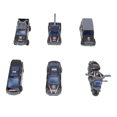 WOHPNLE 1:64 Skala Diecast Car Toy Set, 6 Metalllegierung Mini -Autos für Kinder und Sammler kleine Modellstädte Spielzeugfahrzeuge für Spiele und Display (Tipo 3) von WOHPNLE