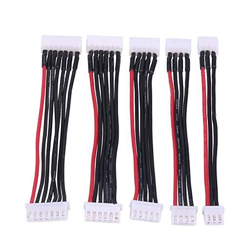 WOHPNLE 2S/3S/4S/5S/6S Batterie-Balance-Stecker-Verlängerungskabel, Lipo-Balance-Verlängerungskabel Silikondraht RC-Zubehör Für 2S/3S/4S/5S/6S WOHPNLE 2S/3S/4S/5S/6S Batterie-Balance-Stecker-Verlängerungskabel, Lipo-Balance-Verlängerungskabel Silikondraht RC-Zubehör Für 2S/3S/4S/5S/6S von WOHPNLE