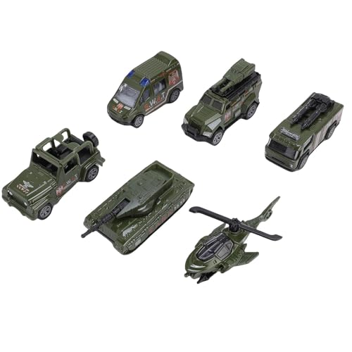 WOHPNLE 6 PCs Spielzeugautos Set, Rückenfahrzeugspielzeug für Kinder Mädchen, langlebige Plastiksimulation Mini -Autos mit interaktivem Design -Bildungsgeschenk (Type A) von WOHPNLE