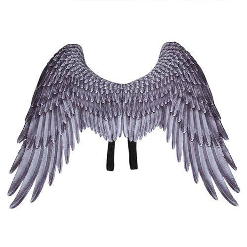 WOHPNLE Halloween Party Cosplay Wing Requisite, weiß schwarzer schwarzer nicht gewebter Stoff Kinderkostüm Accessoire Leichte festliche Dress -up -Requisite für Kinder über 3 Jahre (Schwarze Kinder WOHPNLE Halloween Party Cosplay Wing Requisite, weiß schwarzer schwarzer nicht gewebter Stoff Kinderkostüm Accessoire Leichte festliche Dress -up -Requisite für Kinder über 3 Jahre (Schwarze Kinder von WOHPNLE