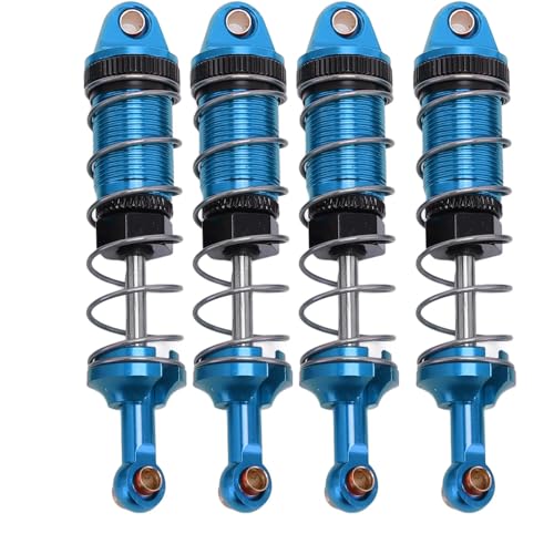 WOHPNLE Hyper Go Alloy Hydraulic RC -Auto -Stoßdämpfer, RC -Autoteile mit einstellbarem Öl -Fillshock -Dämpfer -Kit für RC -Auto -Stoßdämpfer Mn128 Mn86 G500 (Blue) von WOHPNLE