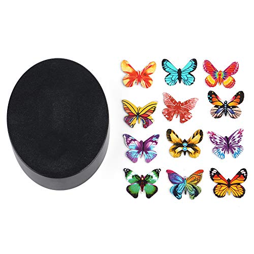 WOHPNLE Magnetisches Schreibtischspielzeug, Kreisfarbe, Magnetische Skulptur, Lustige Magnetische Fidgets, Langlebige Magnetische Perlen, Fidget Dolphin Butterfly Desktop-Dekoration(Schmetterling) von WOHPNLE